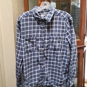 NWOT Universal Thread Plaid Button Down Top/Shirt L